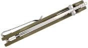 J1962GN Couteau CJRB Kestrel Lame Acier AR-RPM9 Manche G10 Green Linerlock - Livraison Gratuite