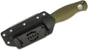 KI1100A2 Couteau Kizer Polaris Drop Point Lame Acier 1095 Manche G10 Green Housse Kydex - Livraison Gratuite