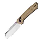 KIV3693A2 Couteau Kizer Madrac Tan Clutch Lock Lame Acier Nitro-V - Livraison Gratuite