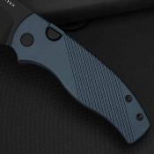 KIV3801A3 Couteau Kizer Glaux Lame Acier 14C28N Black Manche Aluminium Bleu | Livraison Gratuite