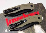 KS7018 Set de 2 Couteaux Kershaw Holiday Pack | Lame Acier 3Cr13 Black Oxide | Manche GFN Olive | O/A | Livraison Gratuite