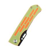 KT1041A3 Couteau Kansept Reedus Green&Orange G10 Lame Acier 154CM Black - Livraison Gratuite