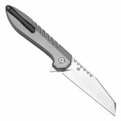 KT1093F6 Kansept Kosame – Couteau pliant Button Lock Lame Acier 154CM Manche Titane & G10 Jade - Livraison Gratuite