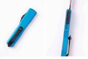 MCT112242BL Microtech Ultratech Gen IV D/E OTF | Lame Acier M390MK | Manche Aluminium Bleu | Double Action | USA - Livraison Gratuite