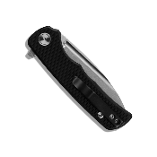 MGR810WBK — Couteau Miguron Knives Talism Lame Acier D2 Drop Point Stonewash Manche G10 Noir Flipper - Livraison Gratuite