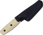 MO14083 Couteau Morakniv Finn BlackBlade Lame Acier Inox Etui Cuir Sweden - Livraison Gratuite