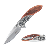 MTA2006SB Couteau MTech A/O Brown Lame en Acier 3Cr13MoV Manche en Bois - Livraison Gratuite