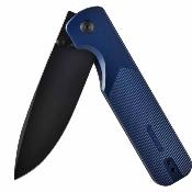 OKNDURONNB Oknife Duron Navy Blue | Couteau Lame Acier Nitro-V Manche OAL Aluminium Frame Lock - Livraison Gratuite