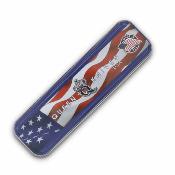QGSH180 Couteau Queen Large Sheepsfoot Barlow Lame Acier 1095 Manche Bois de Cerf Slip Joint USA - Livraison Gratuite