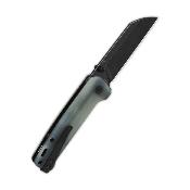 QS130V2G2 Couteau QSP Penguin V2 Lame Sheepfoot Acier D2 Manche G10 Jade Sécurité Liner Lock  - Livraison Gratuite