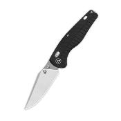 QS165C1 Couteau QSP Reptile Clip Point Lame Acier 14C28N Manche G10 Noir Sécurité Glyde Lock - Livraison Gratuite