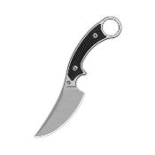 QS166A1 Couteau QSP Viper Clip Point Lame Acier 10Cr15MoV Manche G10 Noir Housse Kydex - Livraison Gratuite