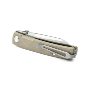 RS7221C Couteau Real Steel Destra Phantom Lame Acier Nitro-V Manche Coyote Tan G10 Liner Lock | Livraison Gratuite