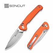 S250461 Sencut Glenspar  – Couteau Lame Acier 9Cr18MoV Manche G10 Orange Crossbar Lock – Livraison Gratuite