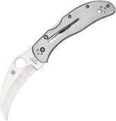 SC08P Spyderco Harpy – Couteau Pliant Lockback | Lame Hawkbill VG-10 | Manche Acier Inox Made Japan - Livraison Gratuite