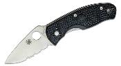 SC136PSBK Couteau Spyderco Persistence Lightweight Lame Acier 8Cr13MoV Serr - Livraison Gratuite