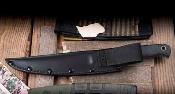 SCFB52GP Spyderco Shelter Cove  Couteau Lame Acier 8Cr17MoV Satin | Manche G10 Noir | Housse Cuir | Livraison Gratuite