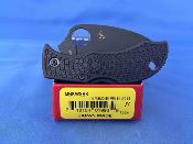 SCMBKWSBK Spyderco Manbug – Couteau pliant Wharncliffe lame Acier VG&#8209;10 Serr Manche FRN noir Lockback Japan– Livraison Gratuite