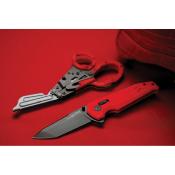 SOG12570857 — Couteau SOG Vision LTE XR Lock Red Lame Acier CTS-XHP Tanto Noire Manche G10 Rouge Thumb Stud Livraison Gratuite