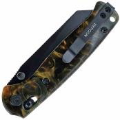 TD024BKGD Defcon Artifact Black/Gold  | Couteau Pliant | Lame Sheepfoot 14C28N | Manche Résine| Axis Lock Bearing - Livraison Gratuite