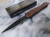 Lot de 3 TF2003BN Couteau Tac-Force Folder | Lame Drop Point Acier Inox | Manche Bronze Aluminum Linerlock - Livraison Gratuite