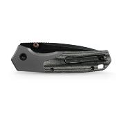 VOSA2219 Vosteed Psyop – Couteau Pliant Top Liner Lock | Lame Wharncliffe Acier S35VN | Manche Micarta/Titane Bearing - Livraison Gratuite