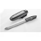 Couteau Hoffner Knives Beast Satin Tanto Acier 440C Epaisseur 7.9mm Manche G-10 Etui Kydex ATA06 - Free Shipping
