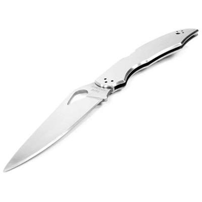 Couteau SPYDERCO BYRD CARA CARA 2 Stainless Plain Acier 8Cr13Mov BY03P2