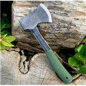 CTK3933424HC Hache Condor Campsite Axe Green Acier 1075 Carbon Etui Kydex Sheath El Salvador - Livraison Gratuite