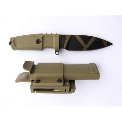 Couteau de Combat Extrema Ratio Shrapnel Desert Lame acier N690 Manche Kraton Made In Italy EX160SHRGOG - Free Shipping