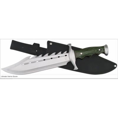 Couteau Frost Cutlery Ultimate Warrior Bowie Acier Inox Manche Bois Etui Nylon F18171BPW - Free Shipping