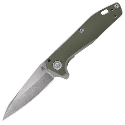 Couteau Gerber Fastball Black Acier S30V Manche Green Aluminium USA G1610 - Livraison Gratuite