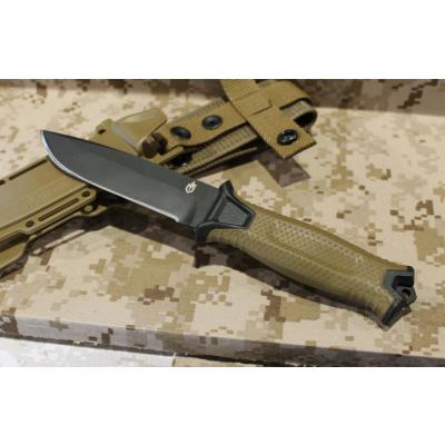 Couteau Tactical/Survival Gerber Strongarm Coyote Acier 420HC Manche Fibre Glass Made USA G30001058 - Free Shipping