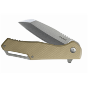 Couteau KA-BAR Jarosz Wharncliffe Flipper AUS-8 Manche G-10/Titane KA7508 - Free Shipping