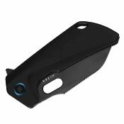 KI3701A2 Couteau Kizer Takahe | Lame Acier S35VN Matte DLC | Manche Titane Noir | Livraison Gratuite