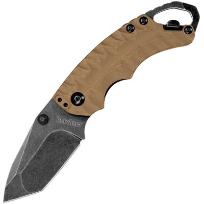 Couteau Kershaw Shuffle II Tanto Acier 8Cr13Mov Blackwash Manche GFN KS8750TTANBW - Free Shipping