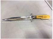 MR312 Couteau Dague D'Estaing Marbles Lame Acier 440 Etui Nylon - Livraison Gratuite