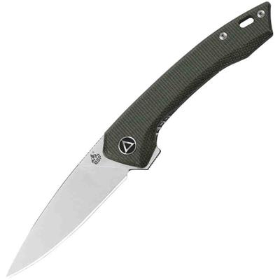 QS135C Couteau QSP Knife Leopard Green Acier 14C28N - Livraison Gratuite