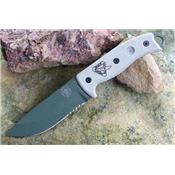 COUTEAU RAT CUTLERY ESEE 5 - COUTEAU DE SURVIE RAT Cutlery RC-5 OD Serrated Knife w/ Kydex Sheath RC5SOD - LIVRAISON GRATUITE