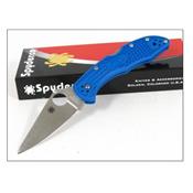 Couteau SPYDERCO Bleu FRN DELICA 4 SC11FPBL VG-10 JAPAN - Spyderco delica 4 bleu