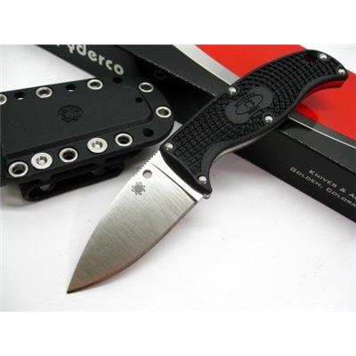 Couteau Spyderco Enuff Lame Acier VG-10 Manche FRN Made In Japan SCFB31PBK - Free SHipping