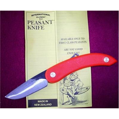 Couteau PIEMONTAIS SV135 de NOUVELLE ZELAND Carbone SVORD "PEASANT" KNIFE