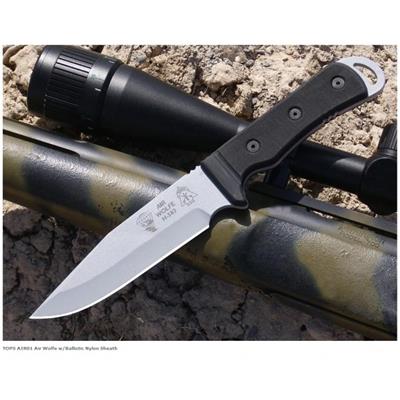 Couteau De Combat Tops Air Wolfe Acier 1095 Manche G-10 Tops Knive Made In USA TPAIR01 - Free Shipping