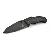 Couteau V NIVES Rocky II Lame Acier D2 Part Serrat Manche FRN VNI30206 - Free Shipping