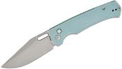 ATZ1867PMG Couteau ArtisanCutlery Revel Lame Acier AR-RPM9 Manche FRN Vert Menthe Verrouillage Button - Livraison Gratuite