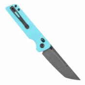 B2038V3 Couteau TENABLE Anomaly Lame Acier Damas Manche G10 Bleu Cross Bar Lock - Livraison Gratuite