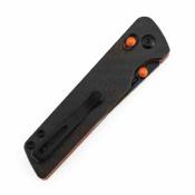 B2038V4 Couteau TENABLE Anomaly Lame Acier Nitro-V Blackwash Manche Carbone & G10 Cross Bar Lock - Livraison Gratuite