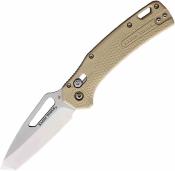 BFOGK001TNB Couteau BlackFire | Lame Acier D2 Satin Tanto | Manche Nylon Tan | Pivot Lock | Livraison Gratuite
