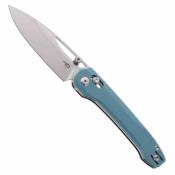BTKG68C Couteau Bestech Cobber | Lame Acier 14C28N Two-Tone Drop Point | Manche G10 Blue | Bar Lock | Livraison Gratuite