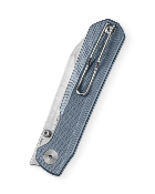 BTKMK20C — Couteau Pliant Bestechman Curvee Liner Lock Lame Acier AEB-L Two-Tone Manche Plaquettes G10 Bleu Front Flipper Thumb Stud Livraison Gratuite